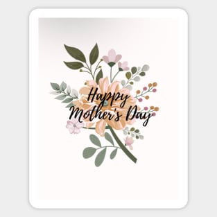 Mothers day bouquet design Sticker